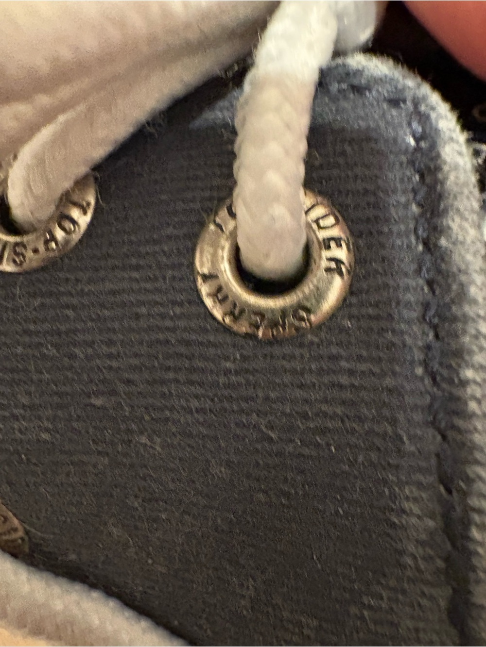Women Sperry Top Slider  Blue Plaid Boat Shoes- Size 6 - Picture 8 of 10